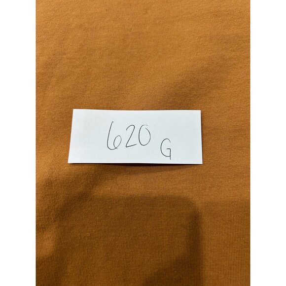 High Neck Long Sleeve Shirt Brown Tan Pullover Neutral Essential Minimalist - Picture 6 of 7